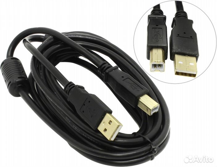 Кабель USB 2.0A-USB 2.0B 3.0м Defender USB04-10PRO