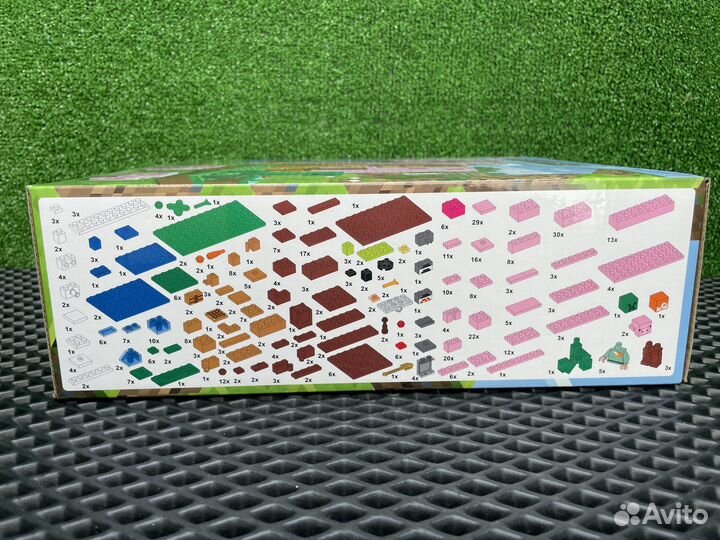 Конструктор маинкрафт дом свинья My World