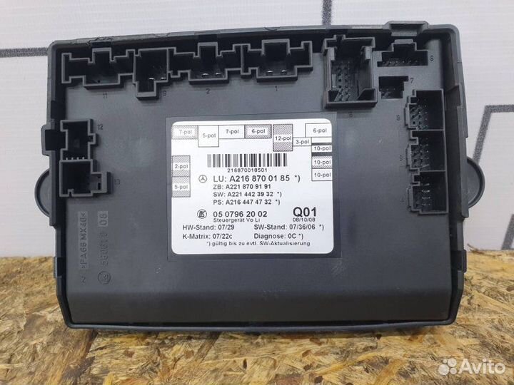 Блок комфорта двери передний Mercedes Cl W216 5.5