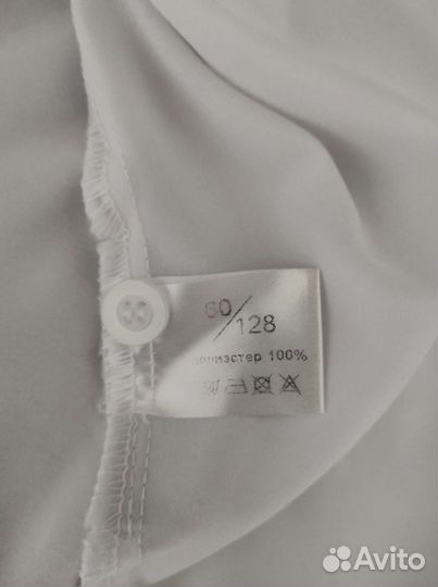 Блуза школьная 128 нарядная