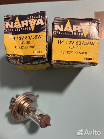 Лампа галогенная H4 60/55W Narva 48881