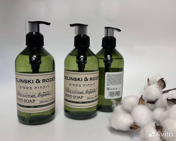 Zielinski &rozen hand soap мыло для рук 300мл