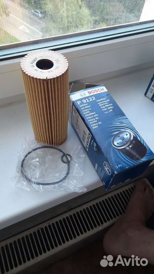 Фильтр масляный Bosch P9122 3шт