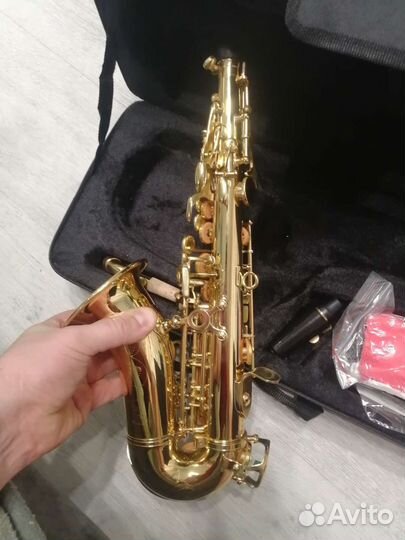 Саксофон гнутый сопрано фирмы Yanagisawa