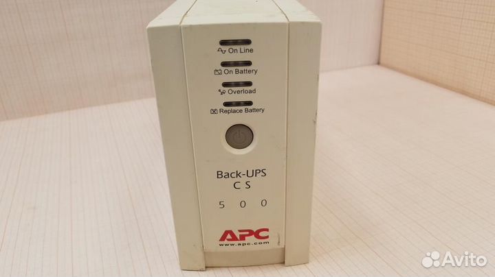 Ибп APC Back-UPS CS 500 б/у, без акб