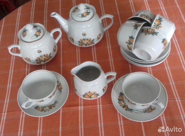 Чайный сервиз Рига, СССР, винтаж