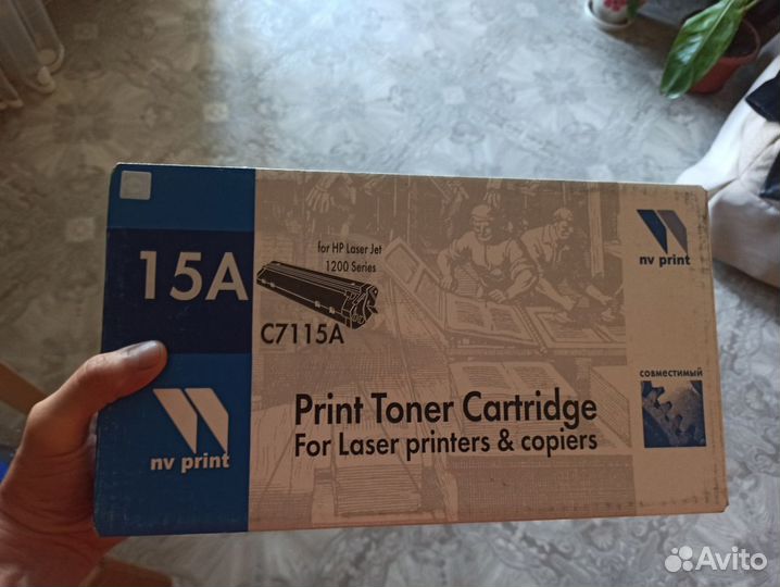 Картридж hp с7115а. Новый