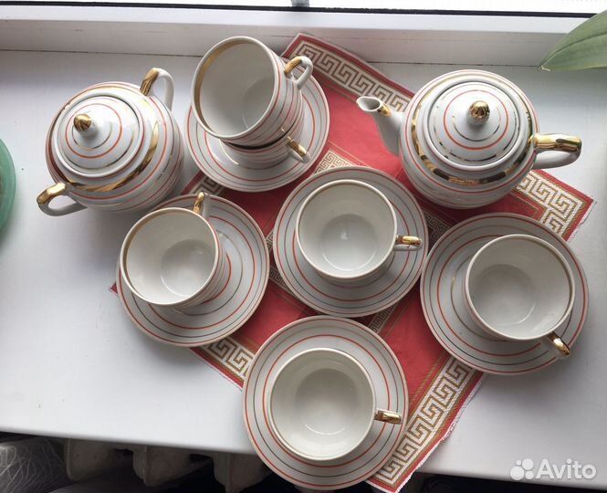 Сервиз чайный Вербилки Радиоволны