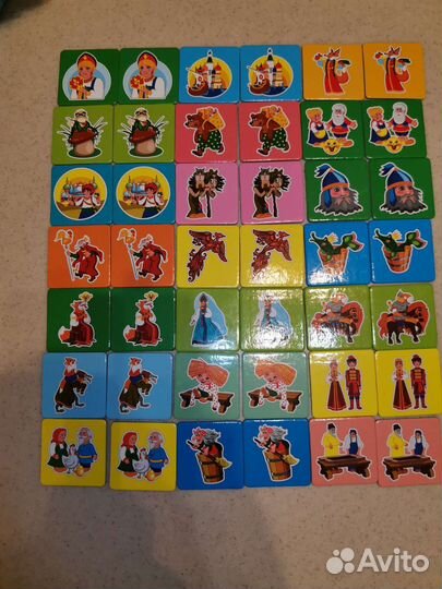 Мемори настольная игра Русские Народные сказки