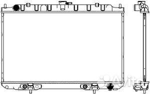 Радиатор сист. охл. Sakura 3341-1016 33411016 S