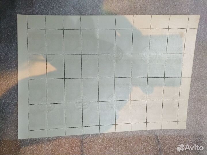 Лист 36 марок Маршал СССР Егоров ссср1983, за лист