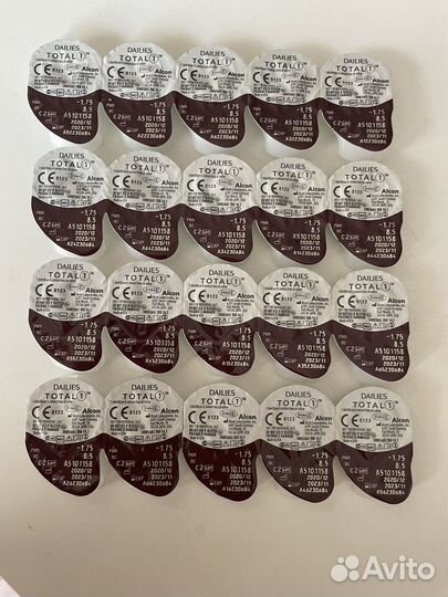 Линзы контактные однодневные alcon