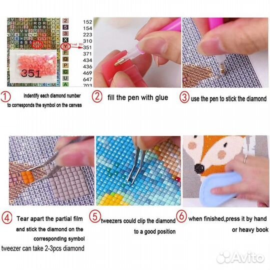 Алмазные мозаики, новые, разные