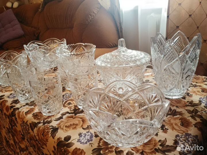 Сервиз Гусь хрустальный СССР, продажа отдельно