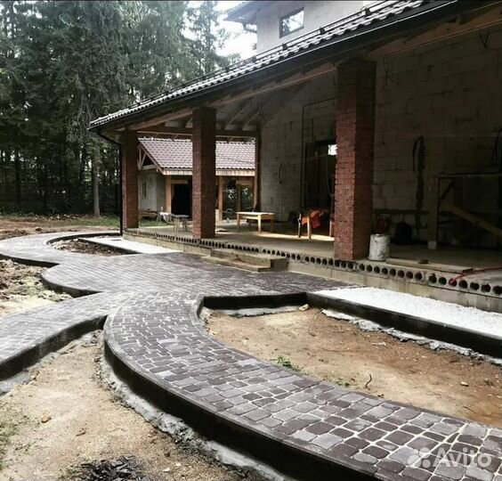 Тротуарная плитка, брусчатка
