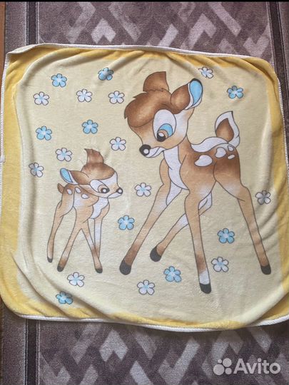 Плед детский плюшевый