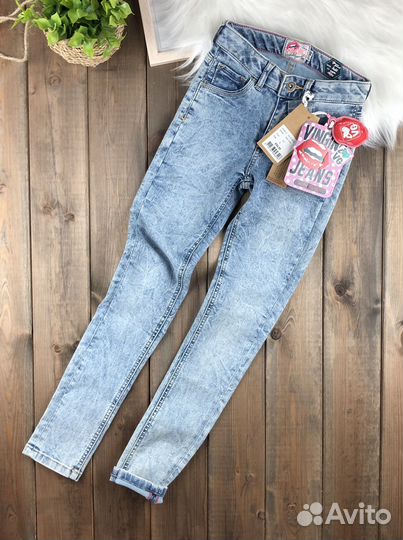 Джинсы скини на девочку 122 128 Vingino