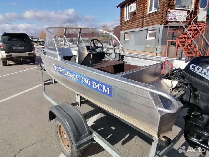 Wyatboat 390 DCM с мотором Condor F9, 9