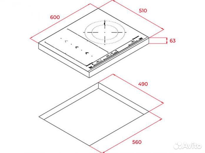 Индукционная панель Teka IZS 67620 MST Black