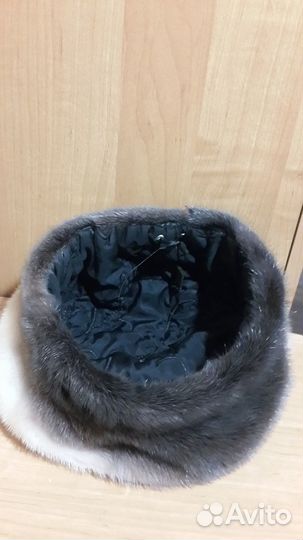 Шапка норковая женская