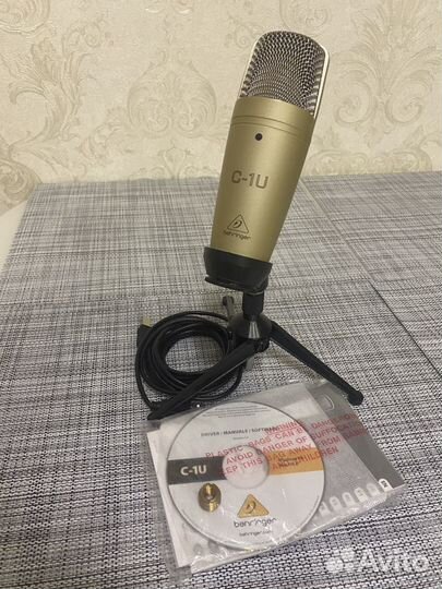 Конденсаторный USB микрофон Behringer C-1U