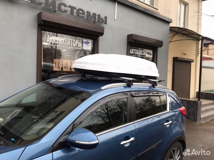 Автобокс на крышу Kia Sportage + монтаж
