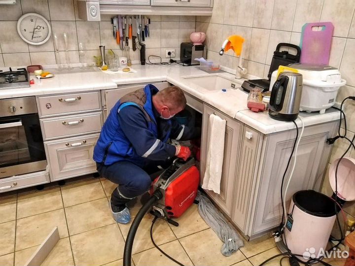 Сантехник / прочистка труб / устранение засоров