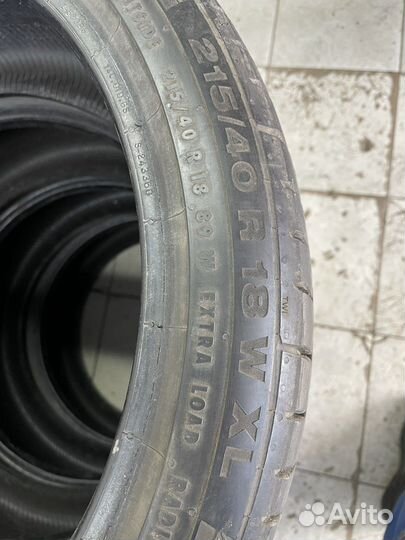 Continental ContiSportContact 5 215/40 R18