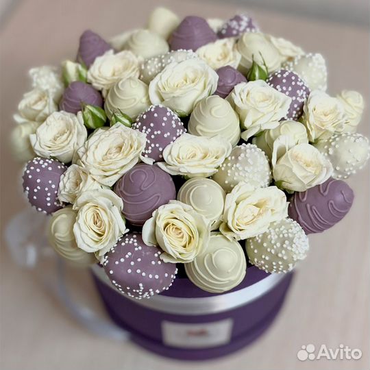 Букет из клубники в шоколаде