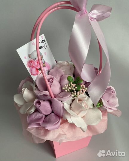 Мыльные цветы, букеты из мыльных цветов