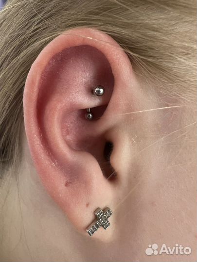 Прокол ушей по Системе-75, Пирсинг