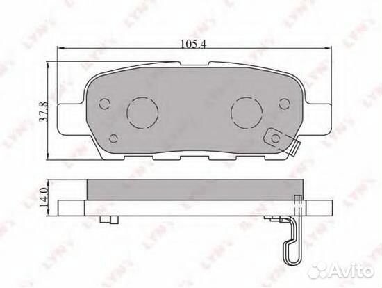 Lynx Колодки тормозные bd5706