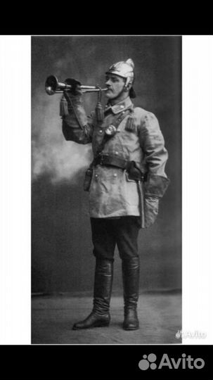 Шлем-Каска Пожарного с Чешуёй 1923 год Музей