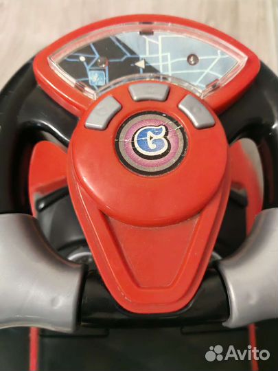 Машинка каталка толокар с ручкой