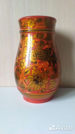 Ваза хохлома