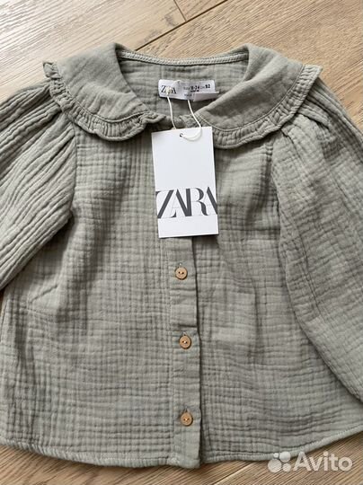 Рубашка zara для девочки