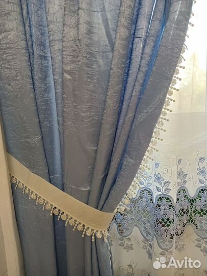 Штора с ламбрекеном