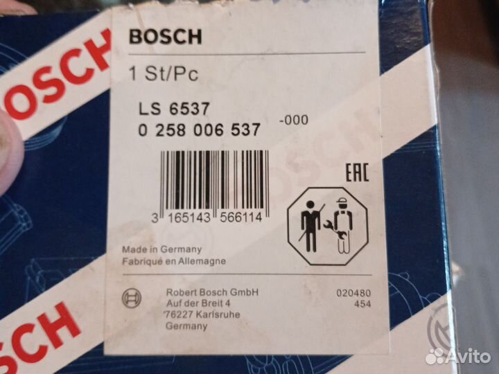 Датчик кислорода bosch 0258006537