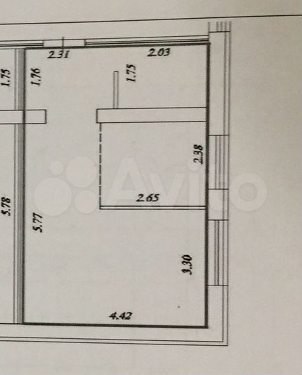 1-к. квартира, 33 м², 2/3 эт.