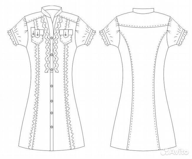 Печать лекал выкроек швейные мастерские