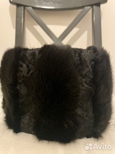 Женская зимняя шапка папаха размер 58-59