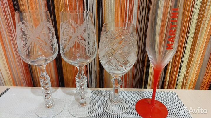 Хрустальные бокалы СССР