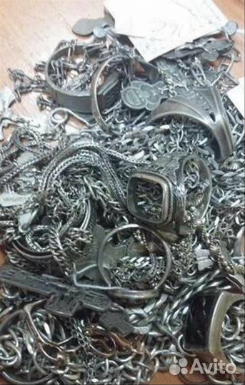 Лом серебра 960,925, 916, 875,84