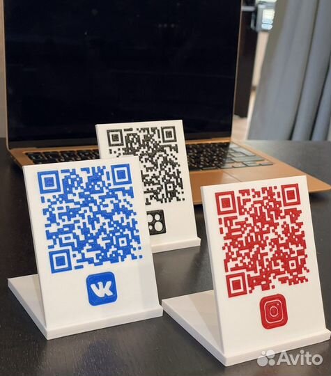 QR код на стойку ресепшен (3Д печать)