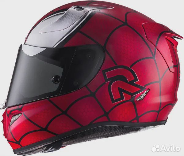 Мотошлем HJC rpha 11 spiderman MC1SF