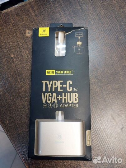 Переходник Thunderbolt 3 USB-C to VGA/USB-C/USB 3