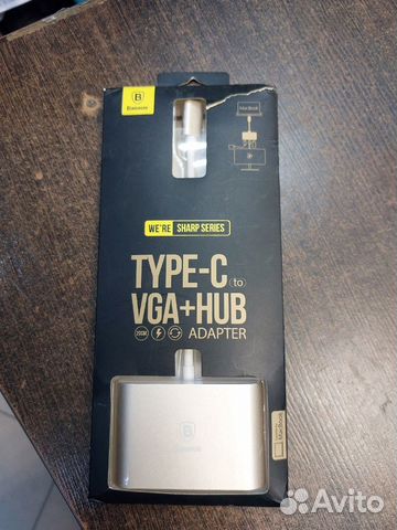 Переходник Thunderbolt 3 USB-C to VGA/USB-C/USB 3