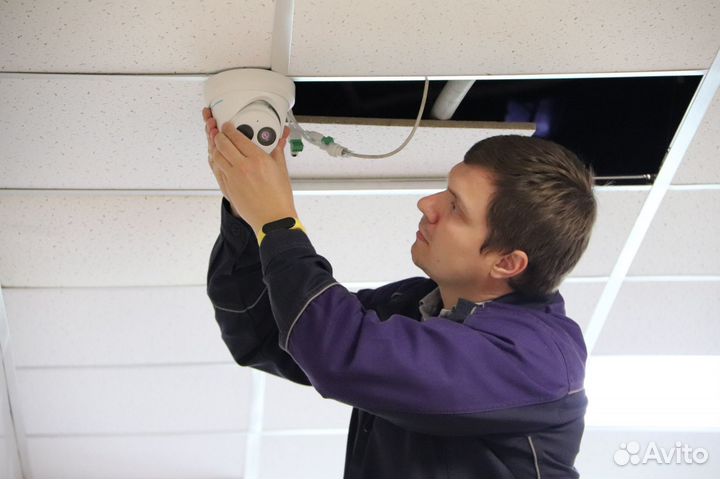 Монтаж систем видеонаблюдения для дома и офиса