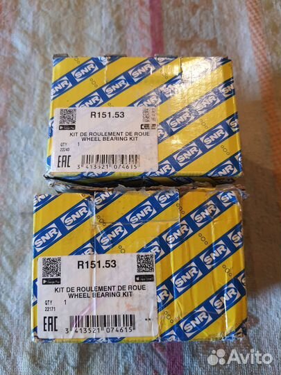 Новые ступицы и подшипники для Mercedes 211 кузов