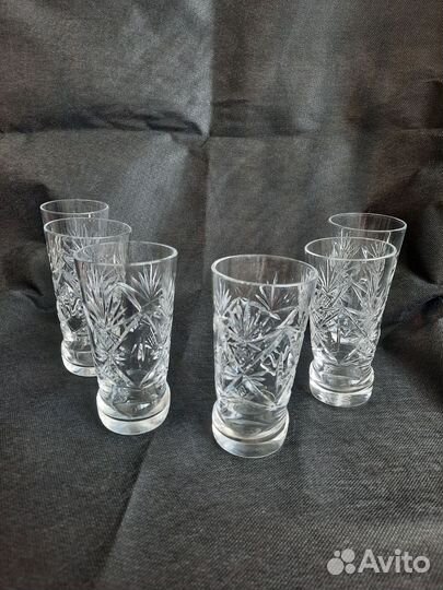 Бокалы Рюмки Стаканы СССР хрусталь и стекло